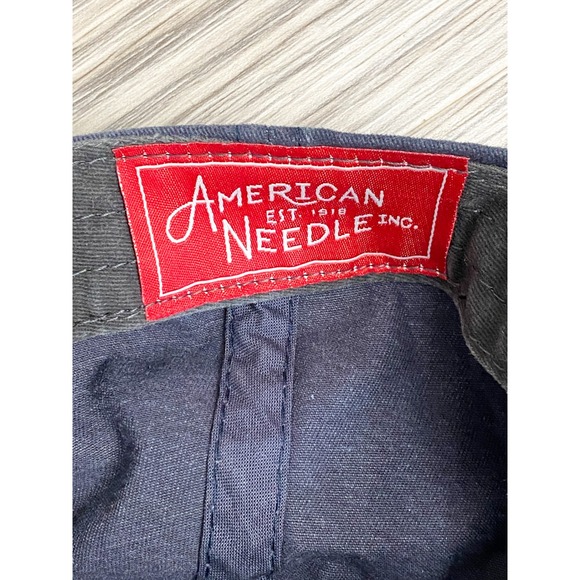 American Needle Chicago Cubs Dad Hat Navy Blue Baseball Retro Vintage Adjustable - Picture 6 of 7